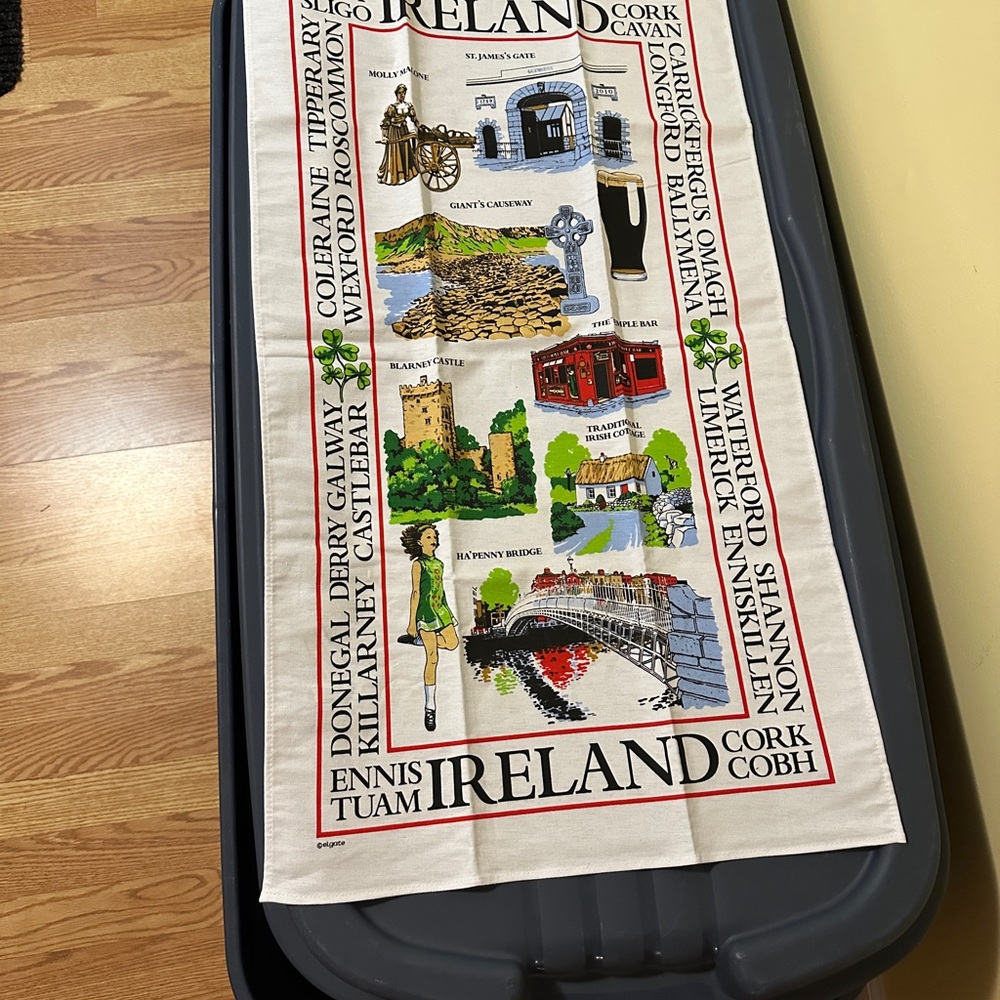 Ireland Themed Decorative Kitchen Cloth